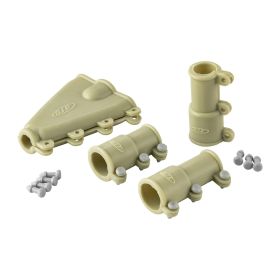 Kit en caoutchouc SIP Jaune RAL 1020 avec étiquette SIP pour Vespa 125 V1-15