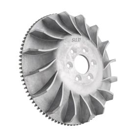 SIP PERFORMANCE Classic High Flow Flywheel Fan 1200g Aluminum for Vespa