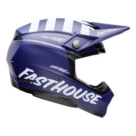 Casque motocross BELL Moto-10 Mips Fasthouse bleu blanc