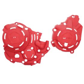 ACERBIS X-Power Rote Kupplungs-/Zündabdeckungsschutz und Montagesatz für HONDA