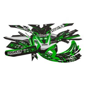 Kit grafiche deco Stage6 verde per Sherco Sm-r 50 dopo il 2018