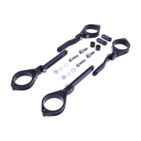Supporto lampada DAYTONA 41mm regolabile nero