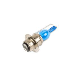 Lampadina XENON SUPER BLU P15D HS1 12 V 18/18 W Extra Bianco
