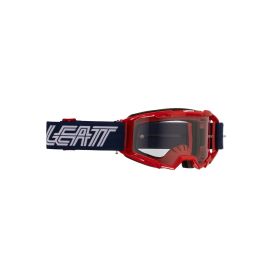 Masque cross LEATT Vizion 3.5 Royal rouge lentille transparente 90%