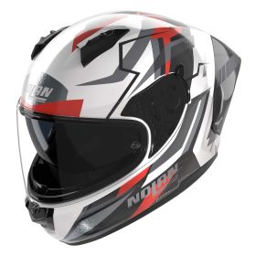 Casque intégral NOLAN N60-6 Sport Corsa 356 blanc noir rouge