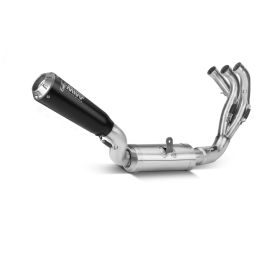 Komplette schwarze MIVV X-m1 Auspuffanlage für YAMAHA mt-09/sp/fz-09 2021-2023