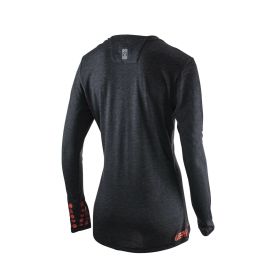 LEATT Gravity 2.0 Damen MTB Langarmshirt Schwarz TENCEL Dehnbar
