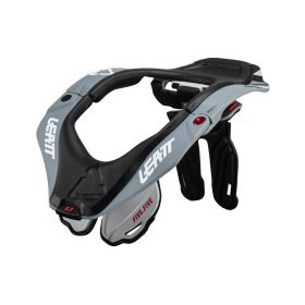 Protezione collo moto LEATT 5.5 Forge grigio nero certificazione CE