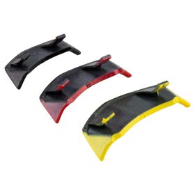 SIP Allemagne Kit de crête de nez central 3 Noir/Rouge/Jaune 1B005291