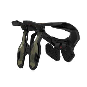 Protezione collo moto LEATT 4.5 Camo nero certificazione CE