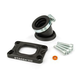 Collettore aspirazione STAGE6 360° nero per MIKUNI TM24