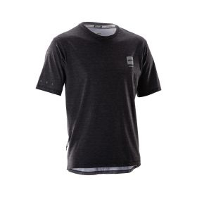 LEATT Endurance 2.0 Maillot VTT Noir TENCEL™ Lyocell Stretch 4 Directions Réfléchissant