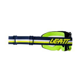 Masque cross LEATT Velocity 4.5 bleu jaune lentille transparente 83%