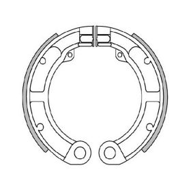 Plaquettes de frein POLINI D.125X20mm roue de 9 pouces