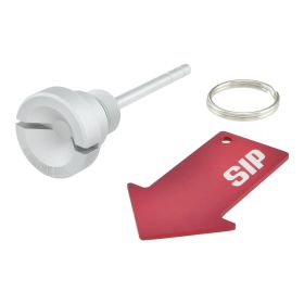 SIP SERIES PORDOI engine oil filling screw matte anodized silver