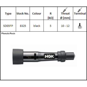 Attacco candela ngk sd05fp