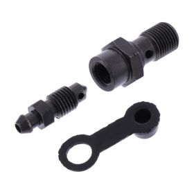 Single M10x1.00 banjo bolt STAHLFLEX with air bleed
