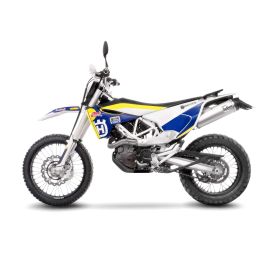 LeoVince LV One Evo Slip-On Exhaust Stainless Steel for HUSQVARNA