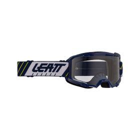 Masque cross LEATT Vizion 2.5 bleu blanc lentille transparente 90%