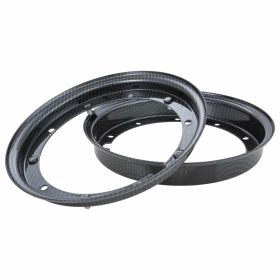 Cerchione CARBONE Look 10 in acciaio PCD 5/220mm foro centrale 202mm