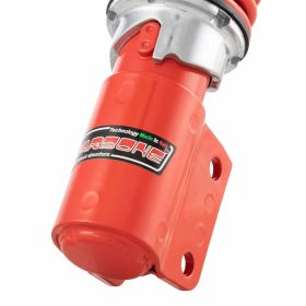Amortisseur avant CARBONE Sport rouge avec ressort réglable