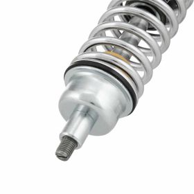 Amortisseur avant CARBONE argent avec ressort chromé pour fourche filetée