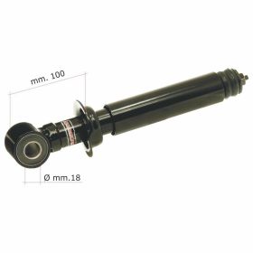 Ammortizzatore CARBONE Anteriore 410 mm Nero con Silent-Block inclusi