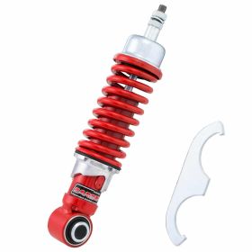 Amortisseur de choc avant CARBONE Sport rouge à ressort réglable et fileté