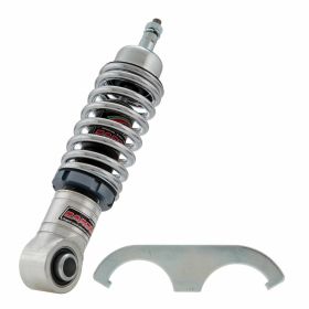 Ammortizzatore CARBONE HiTech anteriore con molla cromo e occhiello