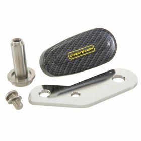 Adaptateur d'amortisseur anti-plongée en carbone avec effet carbone