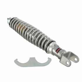 Amortisseur arrière CARBONE 345 mm Argent Renforcé Dureté 3 réglages