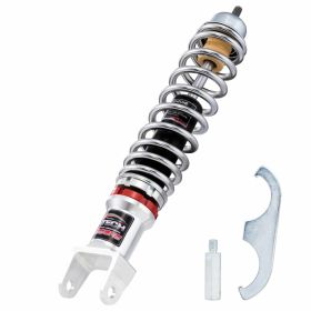 HiTech Rear CARBONE Shock Absorber with Chrome Spring and Threaded Socket