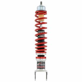 HiTech Rear CARBON Shock Absorber with Red Spring and Threading for Fork