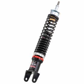 HiTech Black Rear CARBONE Shock Absorber with Spring and Threaded Seat