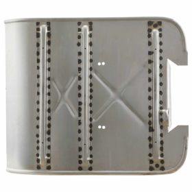 Oiled sheet metal 570x472 mm bent 2x3 trapezoidal cable pass bars