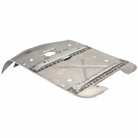 Ricambi lamierati per scudo e pedana 700x462 mm con tappetino T5 e pedale freno