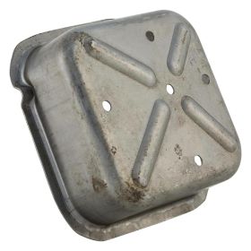 Coperchio alloggiamento piastra radrizzatore in alluminio 86,5x81,6x27,8 mm