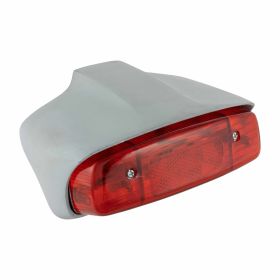 Casa Lambretta Rear Light in Red Glass and Aluminum