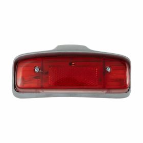 Casa Lambretta Rear Light in Red Glass and Aluminum