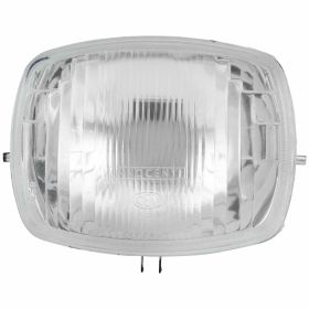 LAMBRETTA HOUSE Headlight 22080030 corners 105x140 mm approved DGM without bulbs