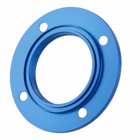 Anodisierte blaue CNC-Aluminium-Motorwellenabdeckung mit Schraub-O-Ring