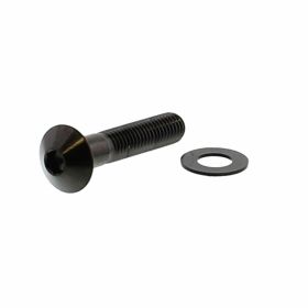 JMP Edelstahl Senkkopfschraube M8x1,25 40mm schwarz eloxiert