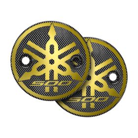 T-MAX CLUTCH COVERS CARBON LOOK WITH GOLD 500 LOGO