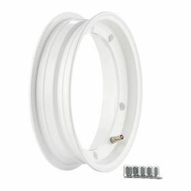 SIP Tubeless Rim 2.0 2.50x10 1 202mm White for Vespa 50/125/PV
