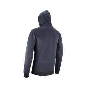 Felpa LEATT Upcycle grigio con cappuccio in cotone organico poliestere riciclato