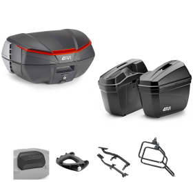 GIVI V49 AIR Kit de Top Case E22 Noir Orange 49/22L pour YAMAHA