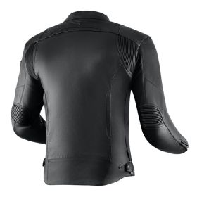 Veste de moto en cuir pour homme REBELHORN RUNNER III noire