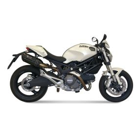 MIVV Black Slip-on Dual Exhaust Sound für DUCATI Monster 696