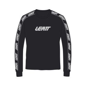 Maglietta maniche lunghe LEATT Tech nero tessuto tecnico elasticizzato