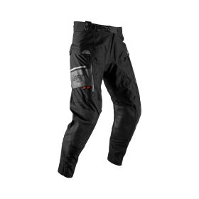 Pantalon moto LEATT ADV Rally 7.5 HydraDri Stealth noir imperméables